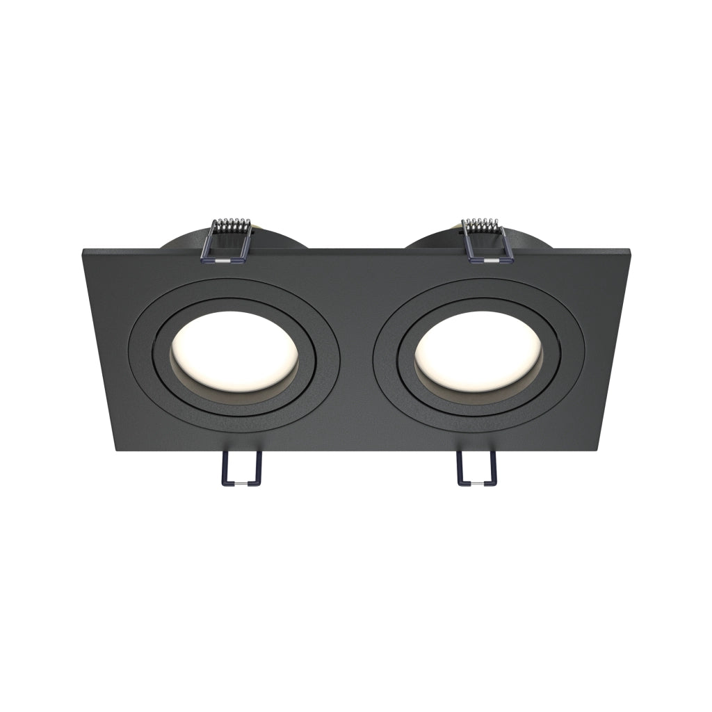 Faretto incasso soffitto Maytoni Atom DL024 2xGU10 nero