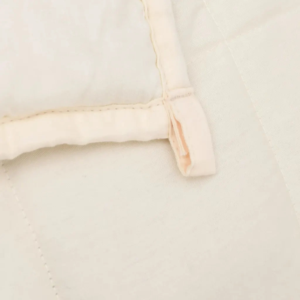 Coperta Ponderata Crema Chiaro 220x230 cm 15 kg Tessuto