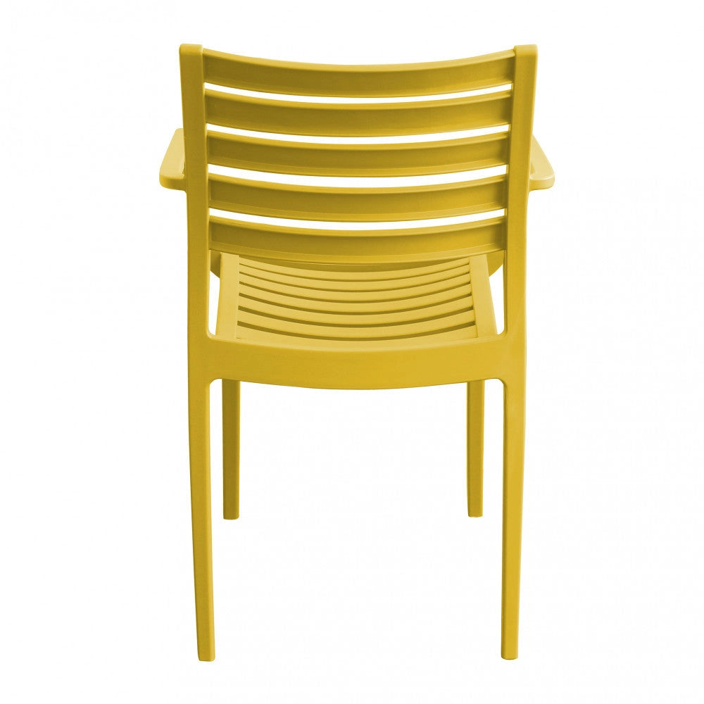 Poltrona Eveline 58,5x55,2x84 cm  in Polipropilene Giallo