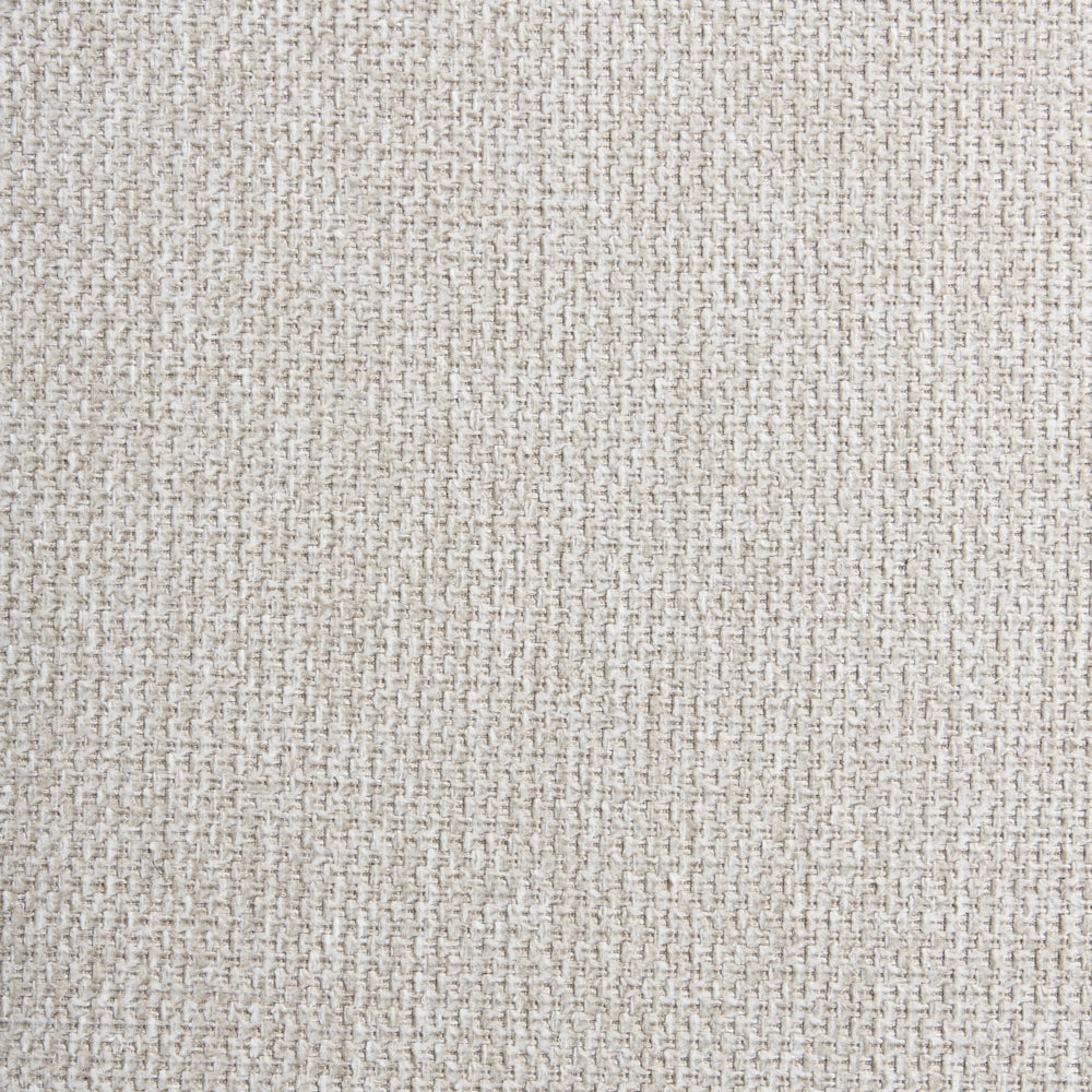 Set di 2 sedie da pranzo in tessuto Seduta imbottita Gambe in ferro beige chiaro stile elegante
