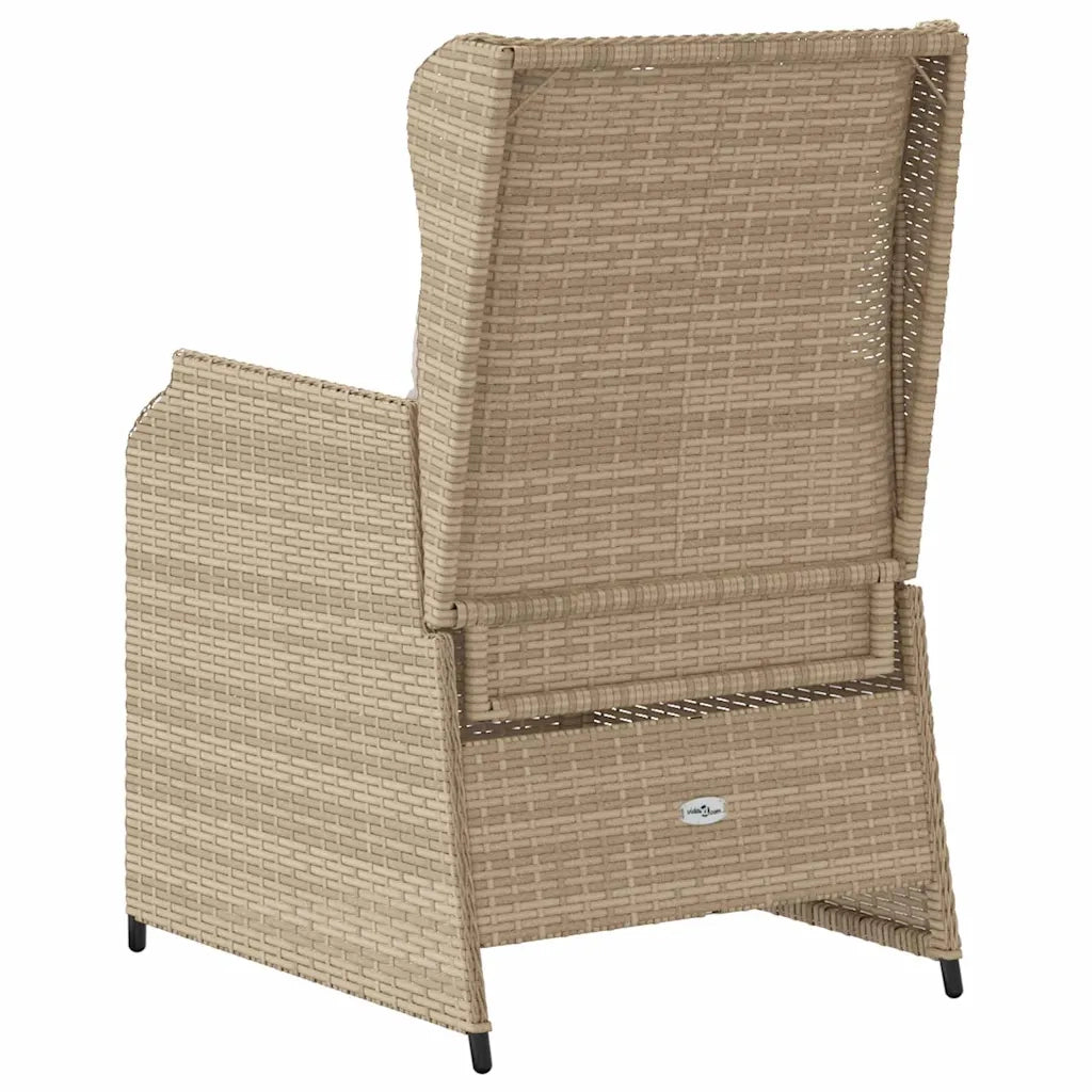 Panchina da giardino 2 pcs Beige polyrattan 3394489