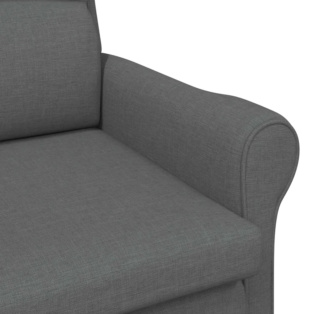 Poltrona | Sedia Relax Grigio scuro Tessuto