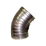 ALA  GOMITO INOX ALA 45 GRADI 20  ACCIAIO INOX AISI 316L FINITURA LUCIDA ANGOLO 45° MODELLO RIPIEGATO colore Acciaio