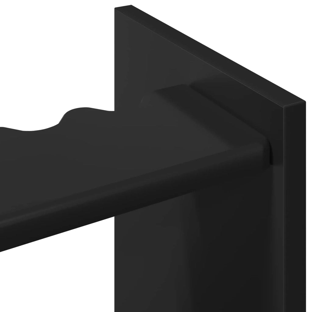 Supporto per stecche da biliardo Legno ingegnerizzato Nero 8006765