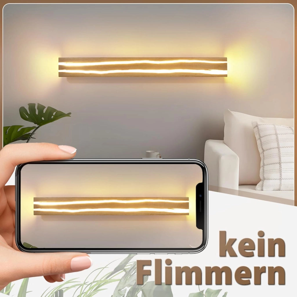 ZMH Applique LED da parete 80cm 13W 3000K design moderno per scale camera da letto corridoio