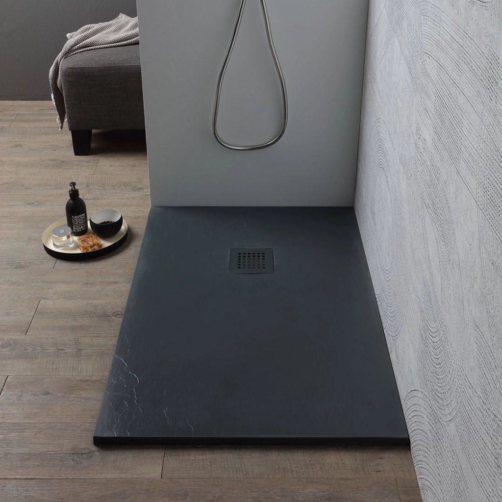 Piatto doccia 120x80 in resina antracite
