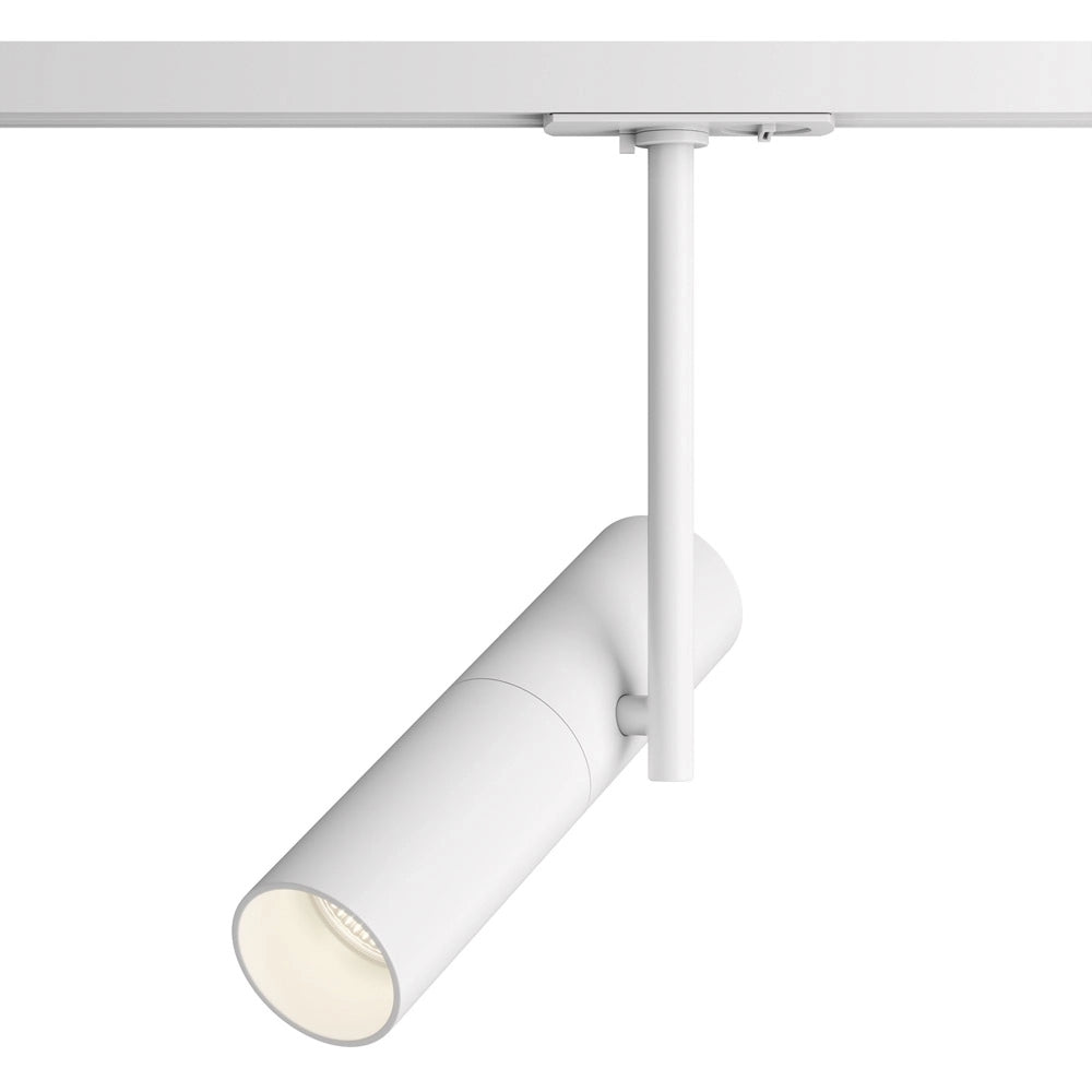 Faretto Per Binario Elti Moderno Alluminio Bianco 1 Luce