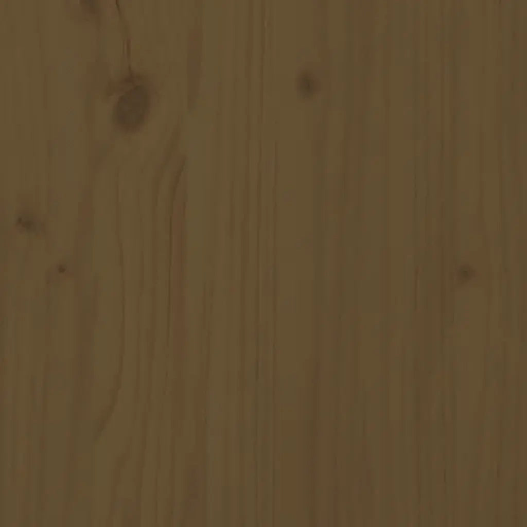 Comodino ambra 79,5x38x65,5 cm in Legno Massello di Pino 814545