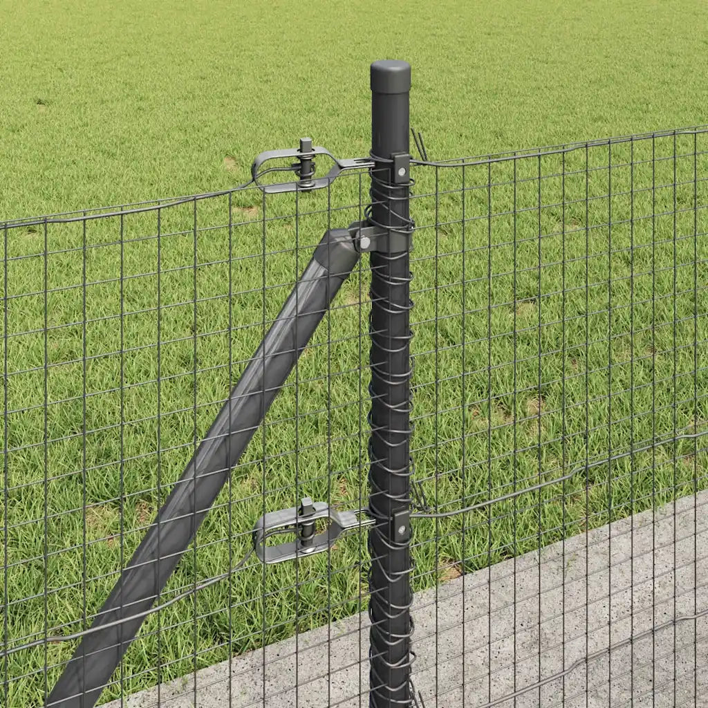 Palo della recinzione Grigio 100 x 0,4 m (rete 25 x 25 mm)