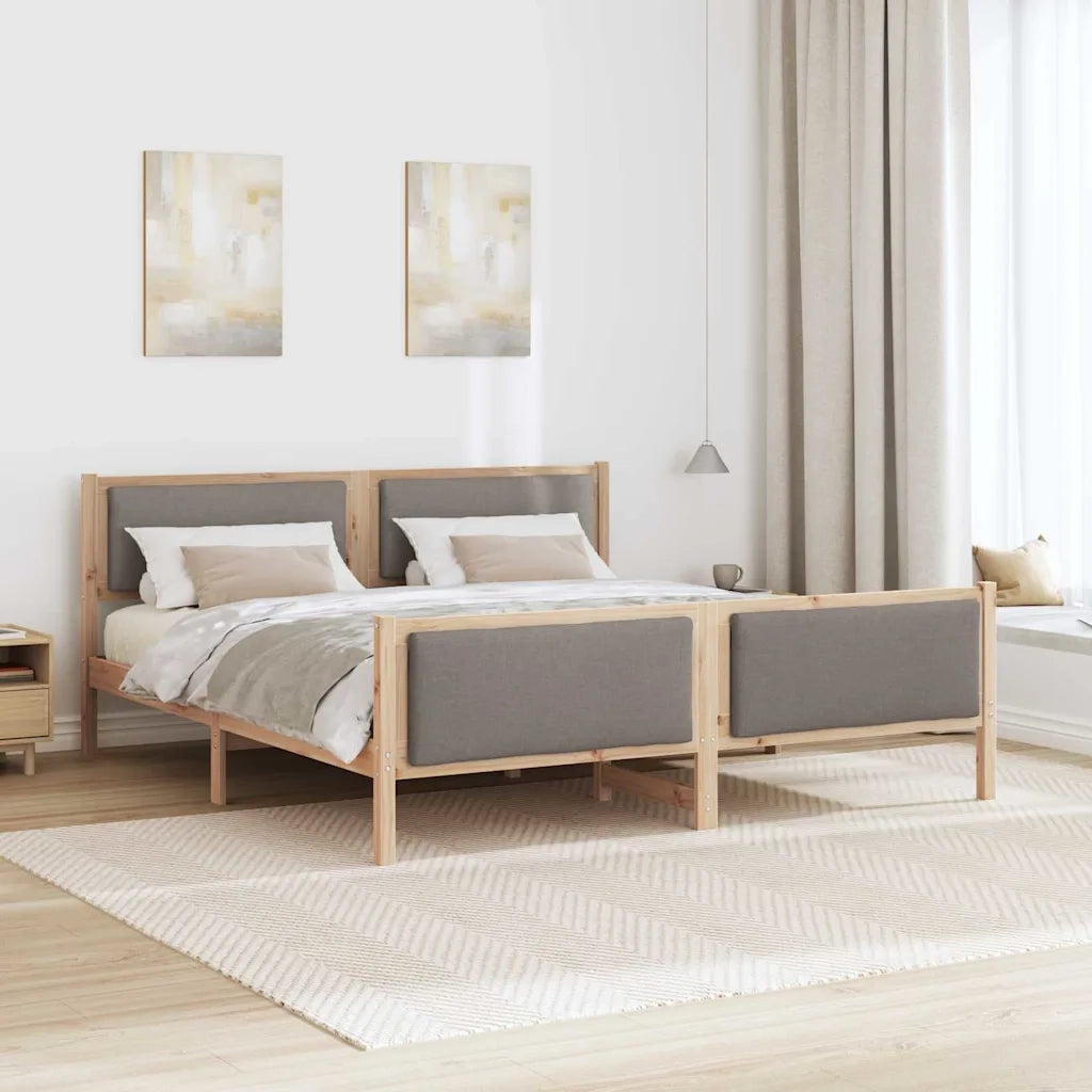 Letto matrimoniale | Letto per adulti | Struttura del letto con testiera Talpa 180 x 200 cm Tessuto