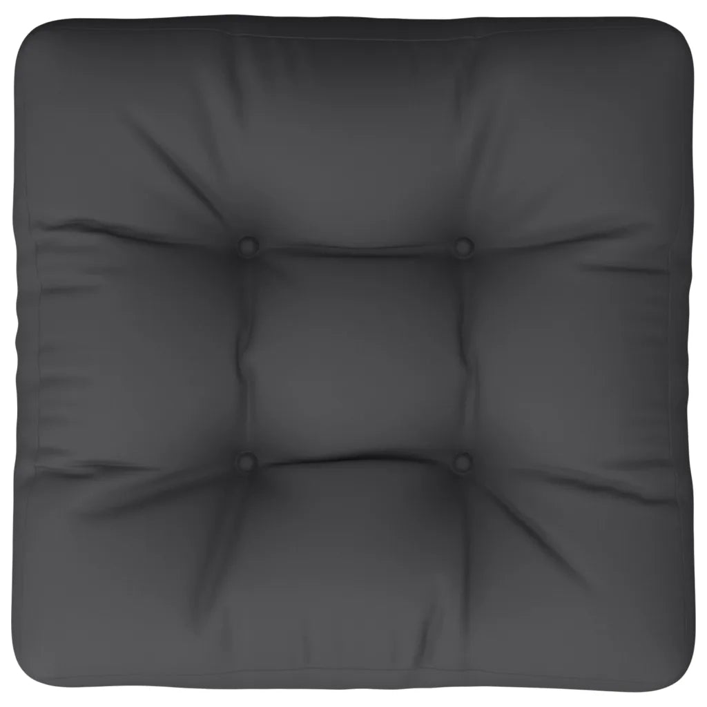 Cuscino per Pallet Nero 58x58x10 cm in Tessuto 360907