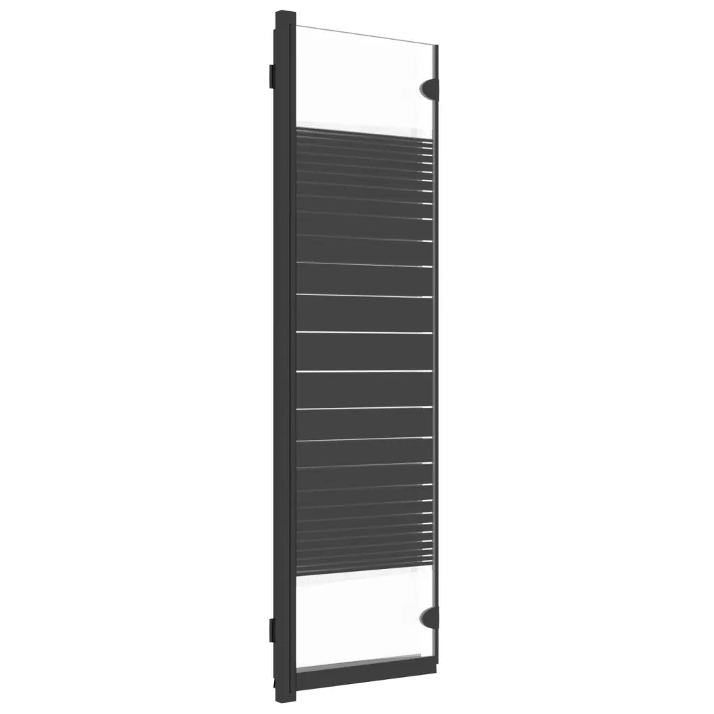 Box Doccia Pieghevole 3 Pannelli 130x130 cm in ESG Nero cod mxl 51788