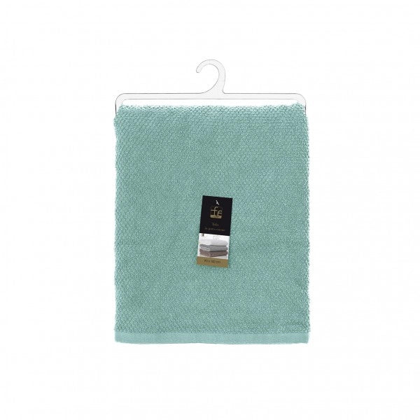 TELO DOCCIA 90X140CM ACQUA MARINA IN COTONE