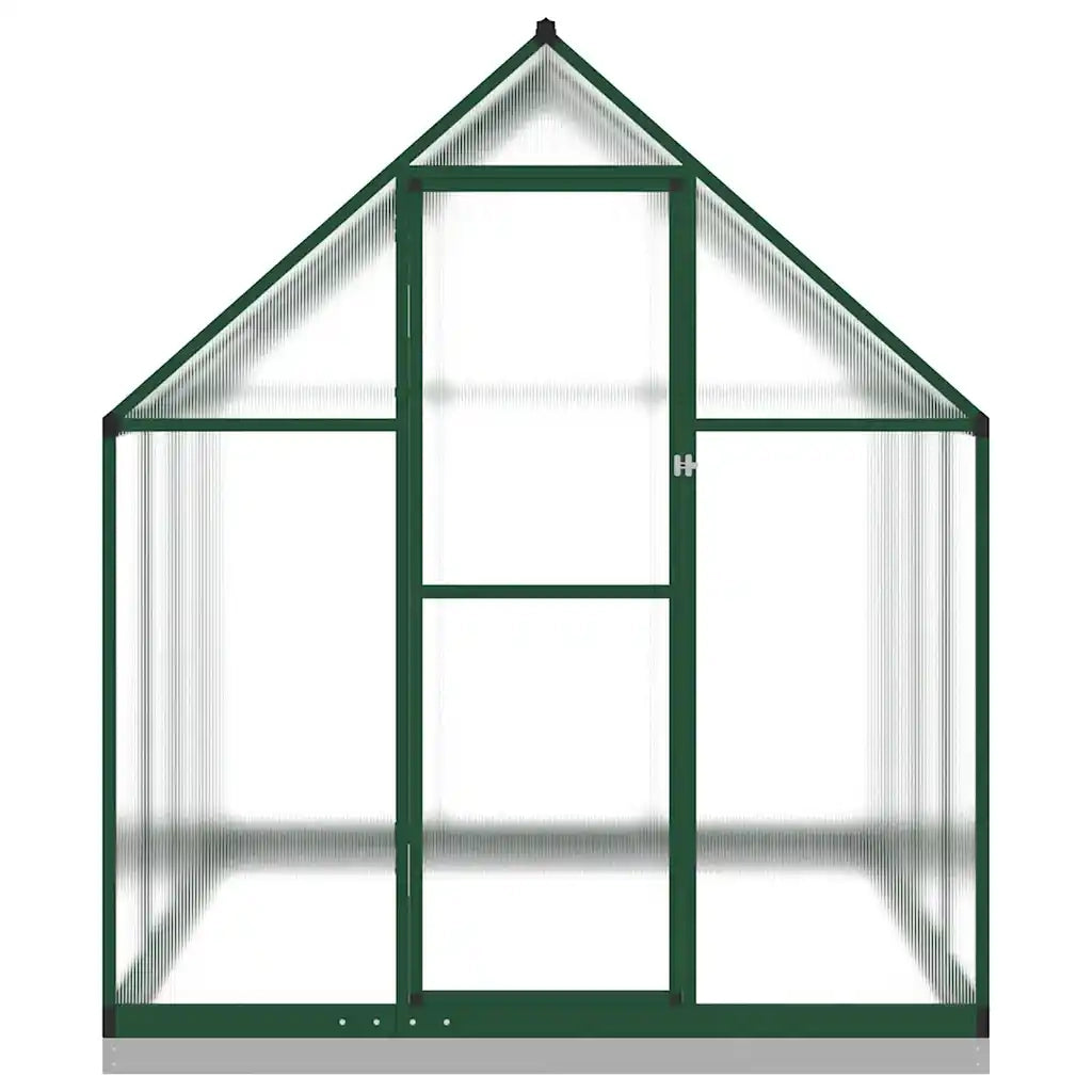 Telaio Serra con Base Verde 224x169x202 cm in Alluminio