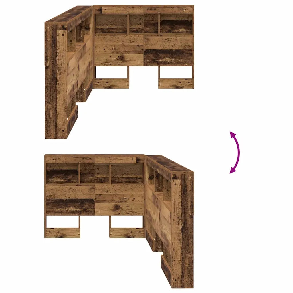 Testata contenitore Legno vecchio 90 cm Legno multistrato 3335523