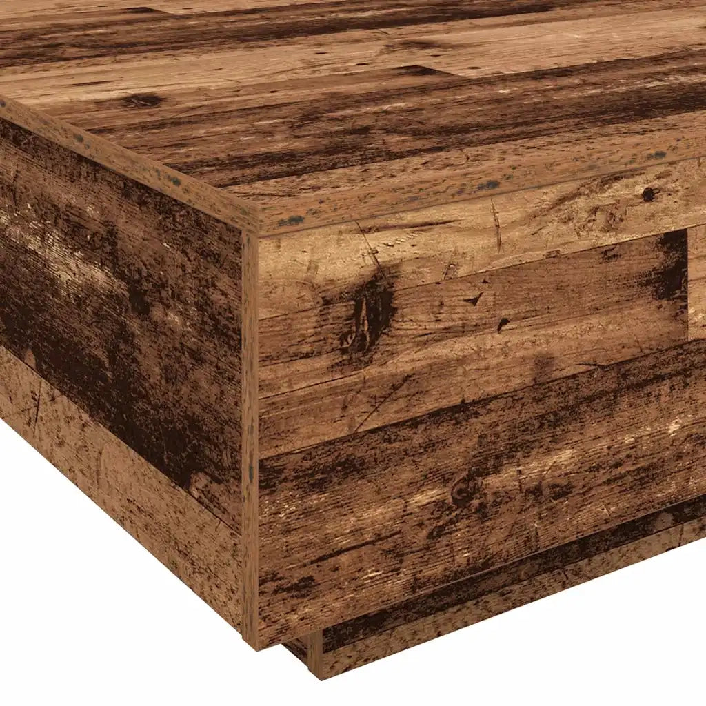 Tavolino da salotto Legno Vecchio e Blu 80 x 80 x 31 cm 863000