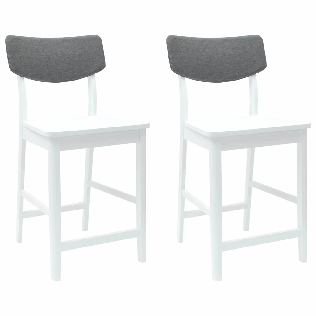 Sedie da pranzo 2 pcs Bianco 48 x 49 x 95 cm