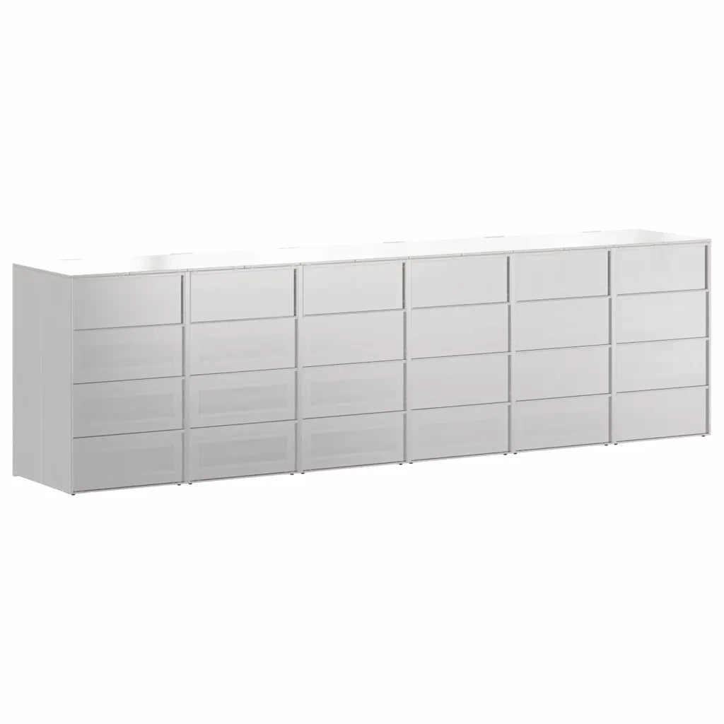 Contenitore per Rifiuti per 3 Bidoni 340 x 77.5 x 115.5 cm 3394792