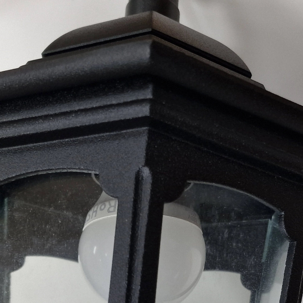 Lampada sospensione esterna nera Parish Mini E27 60W Elstead