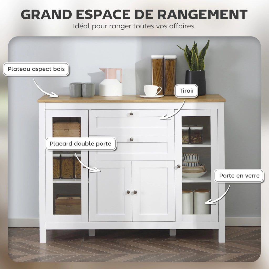 Buffet ¨C zephmum ¨C bianco 120x40x90
