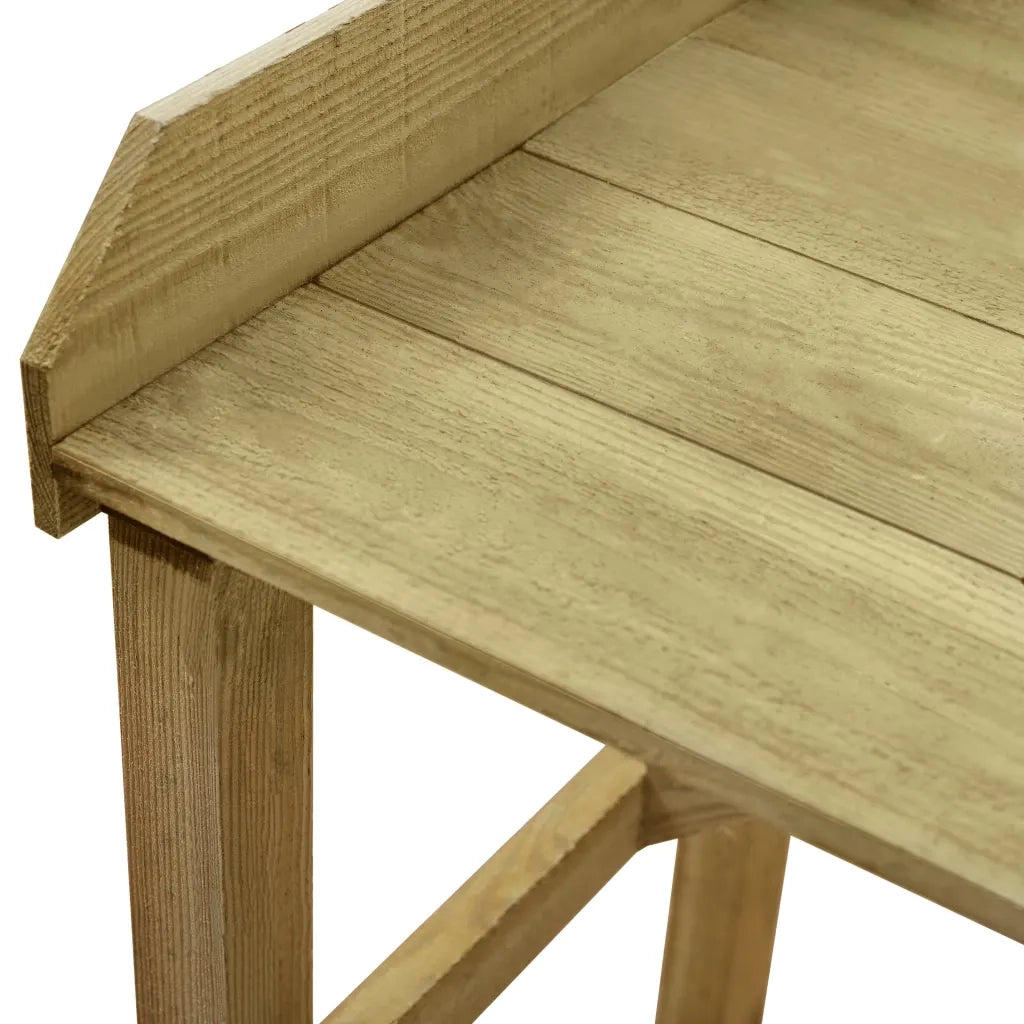 Tavolo da Lavoro da Giardino in Legno Impregnato 75x40x90cm 45302