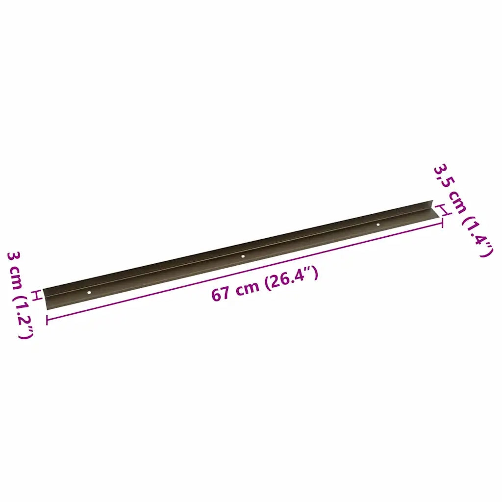 Paragradini 30 pcs Marrone 67 x 3.5 x 3 cm Alluminio 4013480