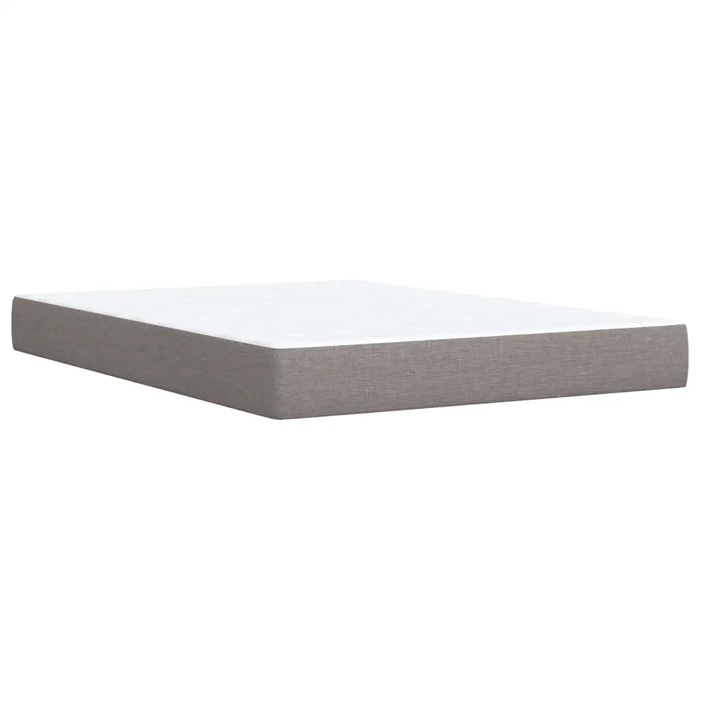 Giroletto a Molle con Materasso Tortora 160x200 cm in Tessuto 3291730
