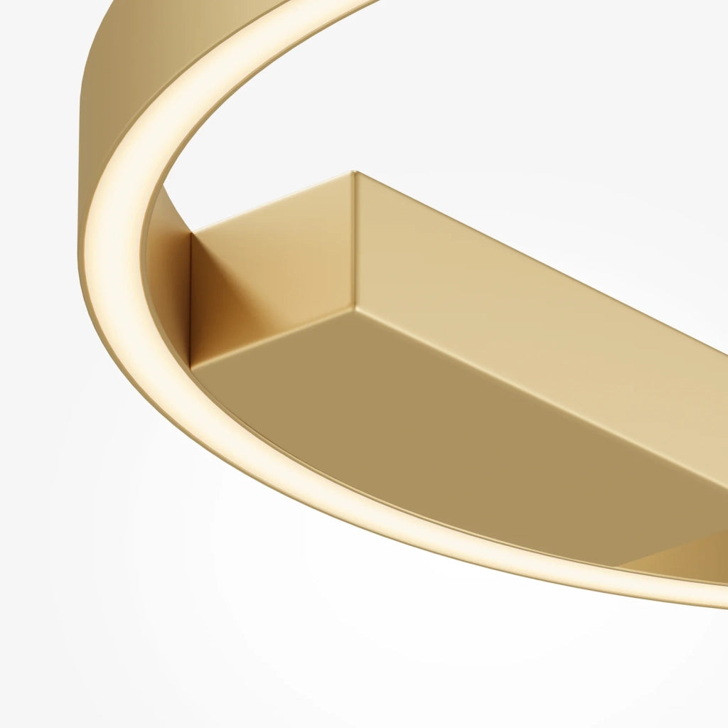 Maytoni Lampada da soffitto moderna Rim 1 luce LED integrato ottone alluminio