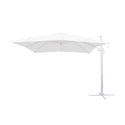 OMBRELLONE PITAGORA CON LUCE LED 3 X 4 CON STRUTTURA E TELO BIANCO