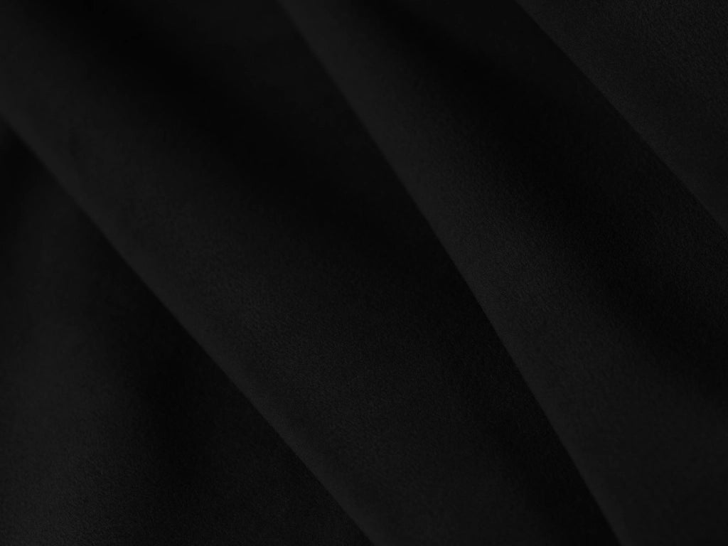 Cosmopolitan Design - Divano angolare sinistro "Tulum" 4 posti in velluto nero 