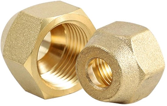 Flessi a Venti per Airconditioning - Diametro Interno 9,52 mm - Diametro Esterno 14,3 mm - Materiale: Rame - Lunghezza 3/8 pollici - Peso: 2 pezzi - Tipo di Connettore: Zeskantbreedte