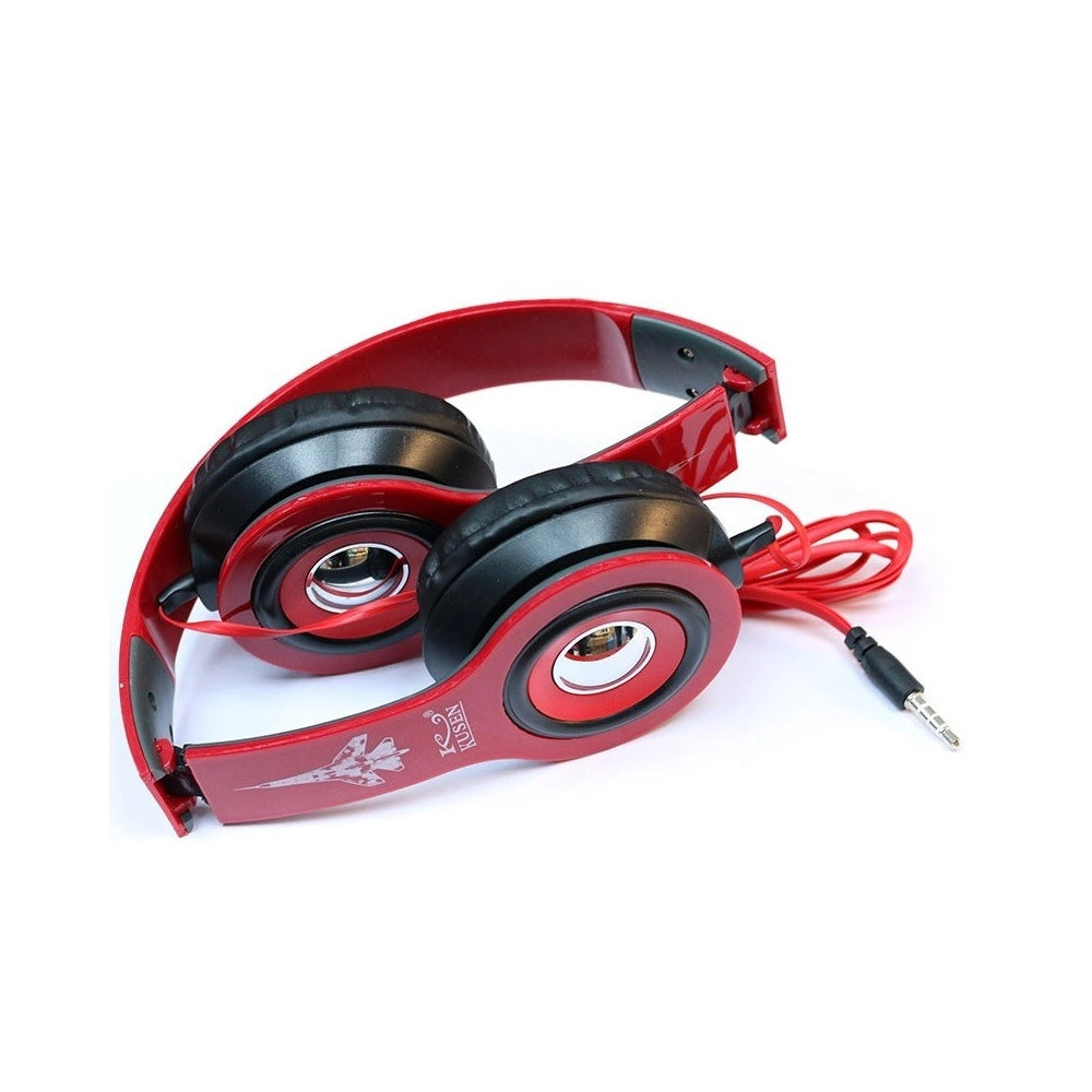 Trade Shop - Cuffie Auricolari Stereo Audio Con Microfono Mp3 Smartphone Cellulare Ks-611 -