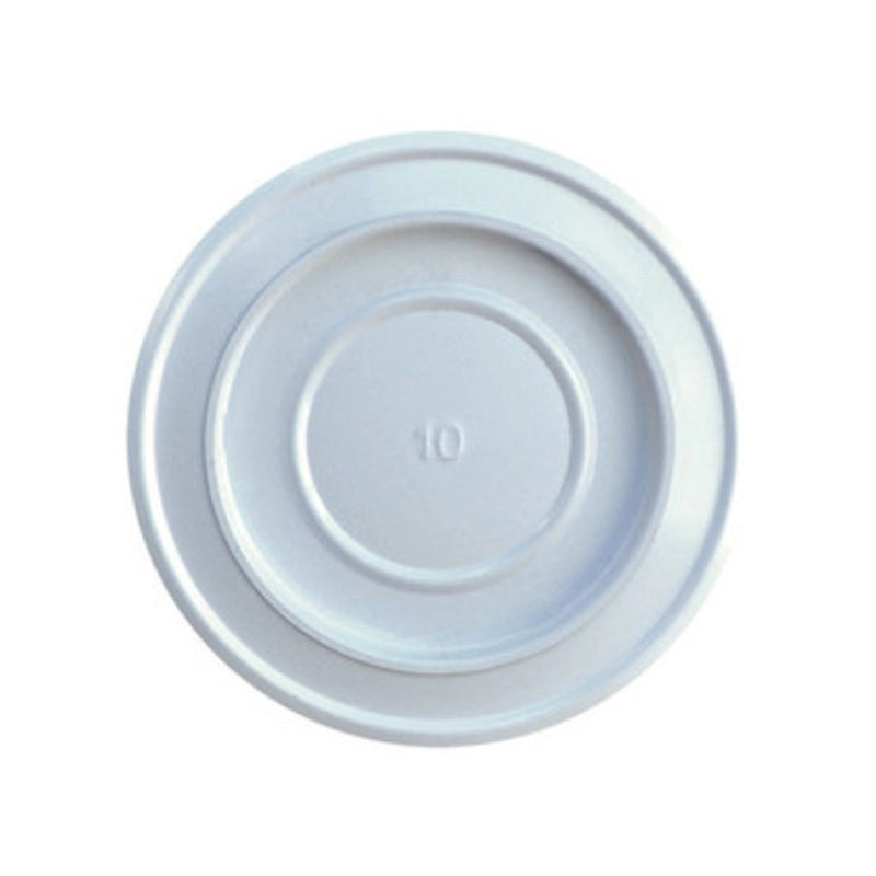 ROSONE PER TUBO DI STUFA D 12 CM BIANCO- 1,0 pz