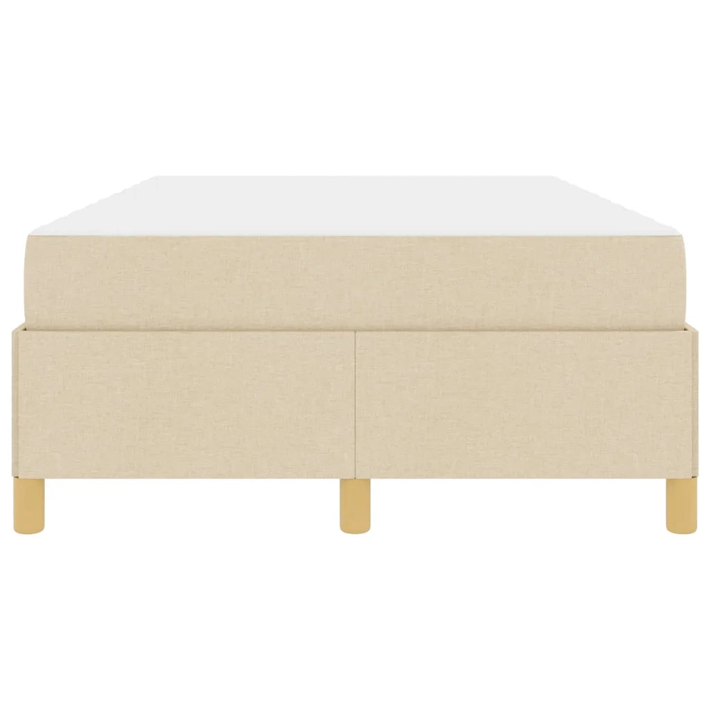 Struttura del letto con materasso Crema 120 x 200 cm Tessuto 3398932