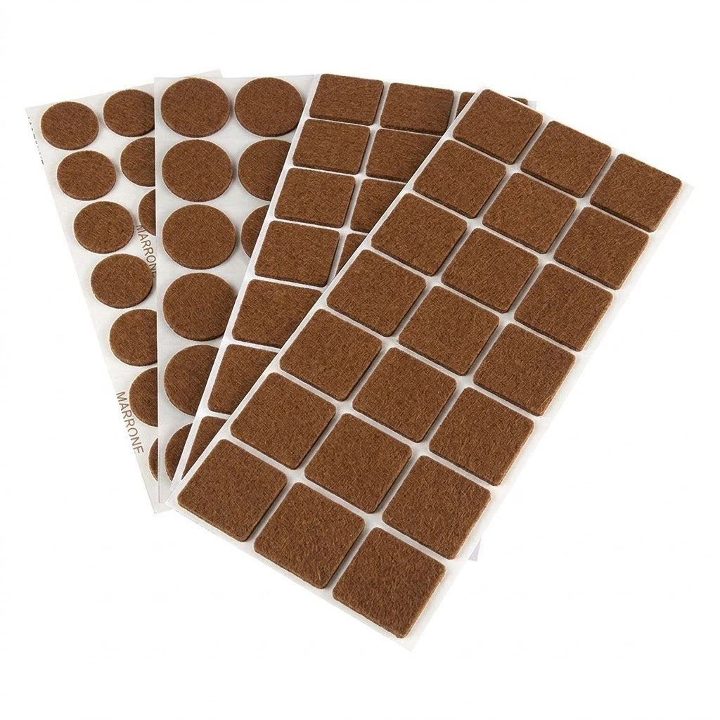 SOTTOSEDIA AUTOADESIVO 30 x 30 - pz 6 marrone- 10 blister  - Blister Koncreto