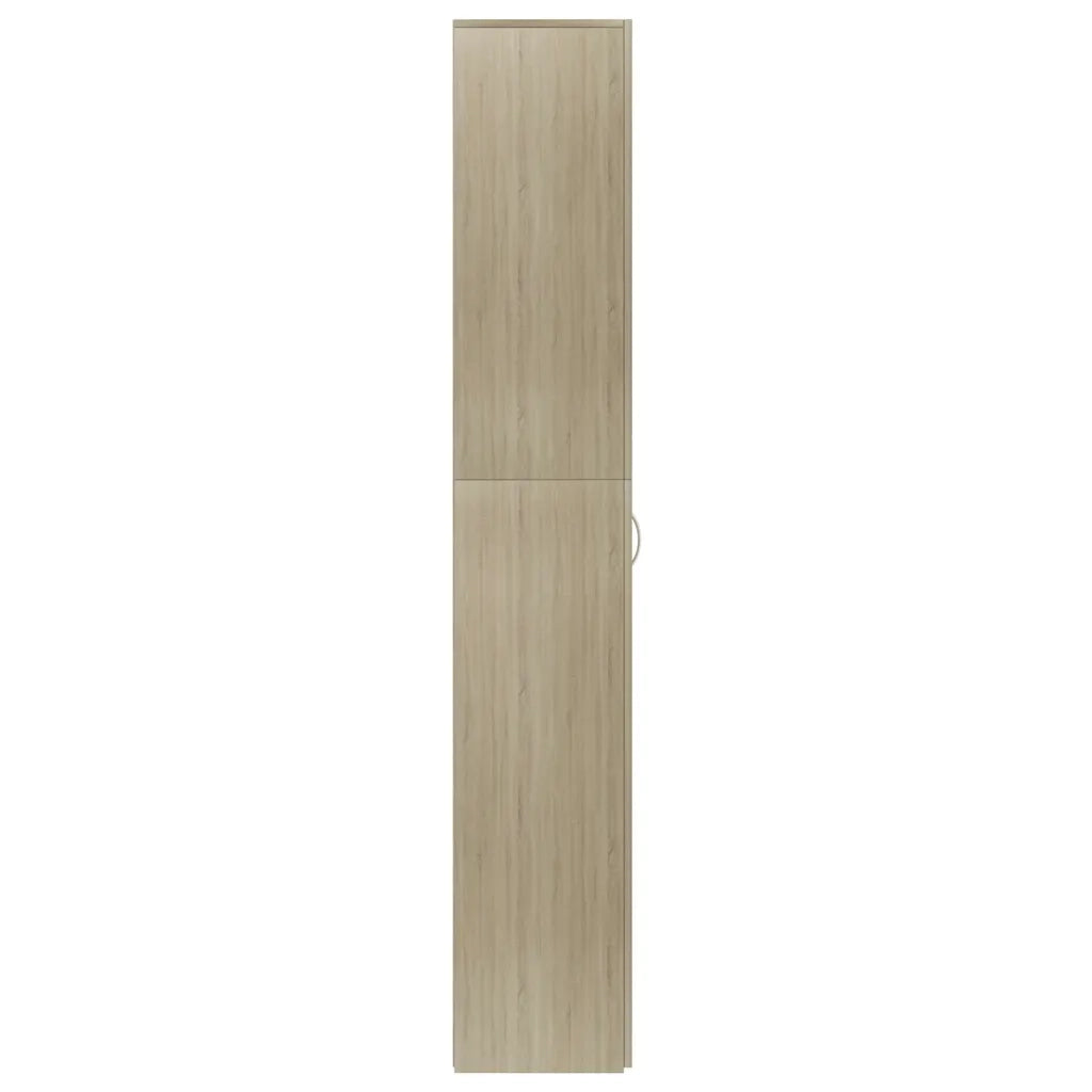 Armadio per Ufficio Rovere Sonoma 60x32x190cm Legno Multistrato CFW4079314