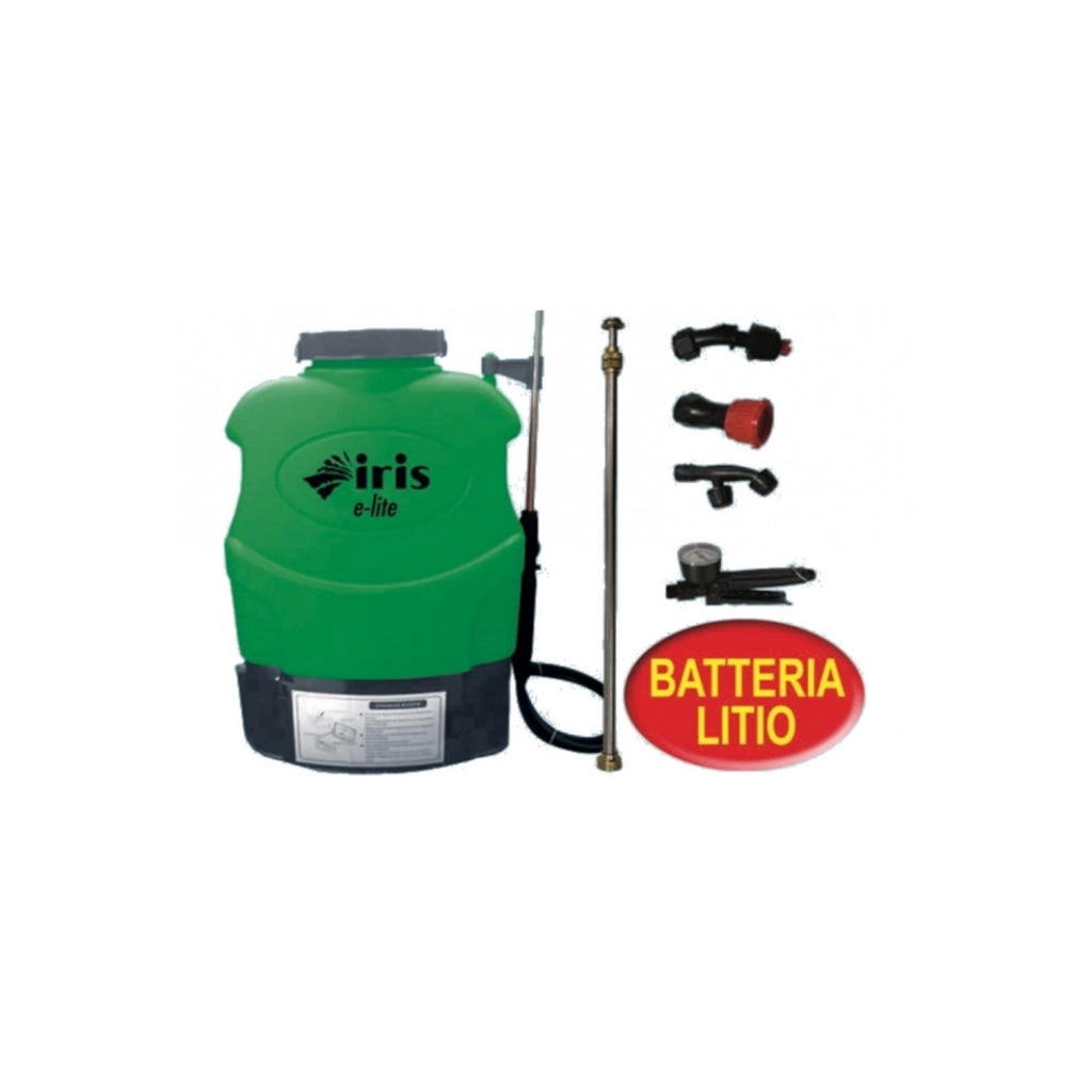 POMPA A ZAINO BATTERIA IRIS LT.16