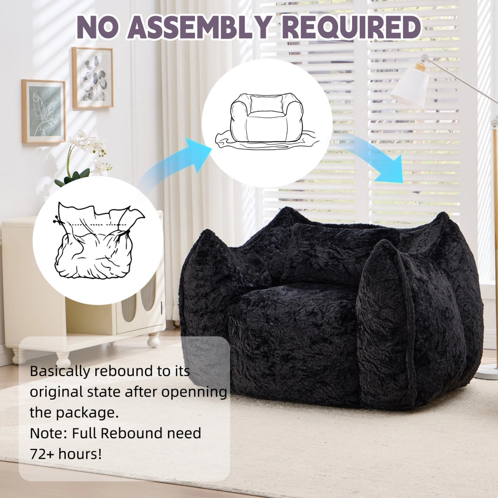 Pouf Grande ¨C Minimal ¨C Nero
