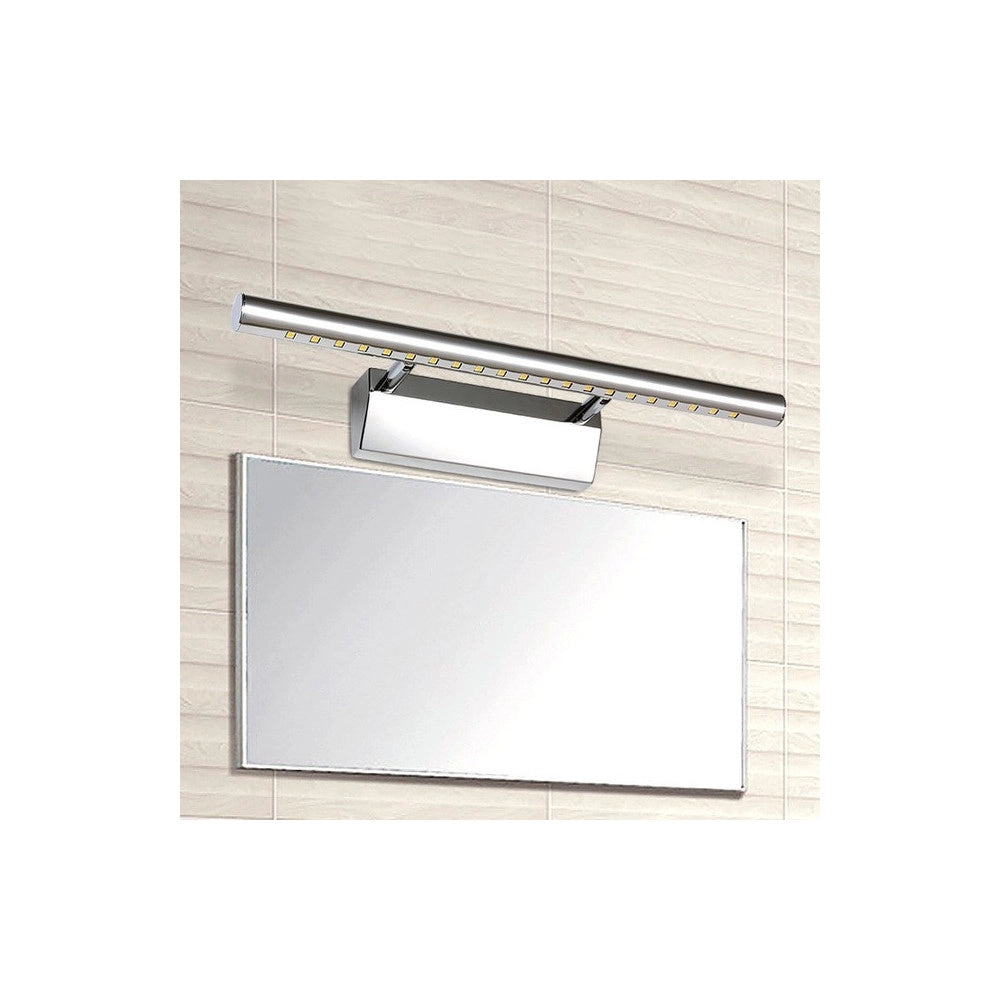 Trade Shop - Applique Lampada Per Specchio Bagno Da Parete Con 21 Led Luce Bianco Freddo -