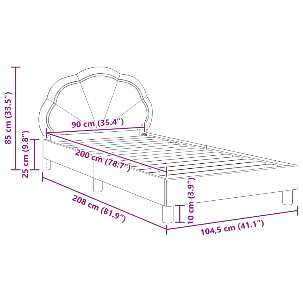 Struttura letto bambini con testata-Giroletto per bambini Verde Mare 90 x 200 cm 215110
