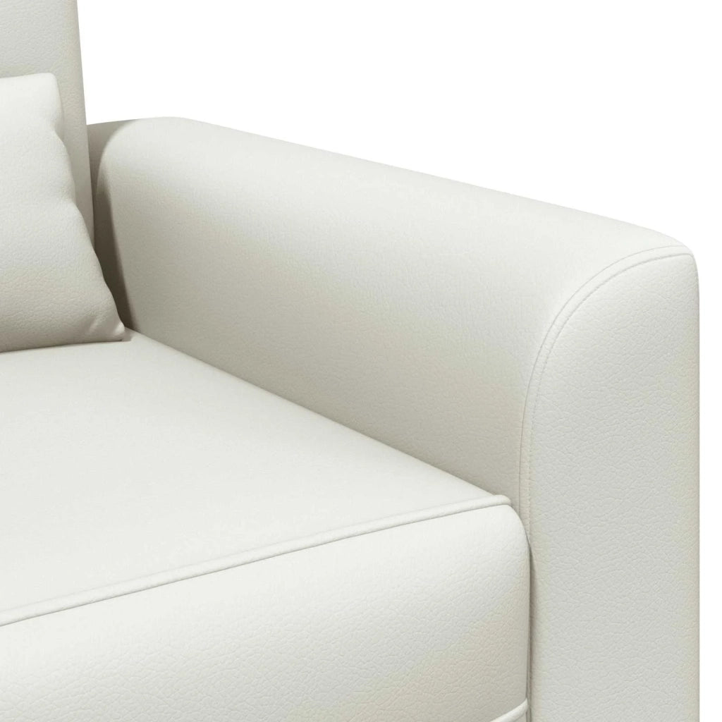 Poltrona Bianco Similpelle 42042474