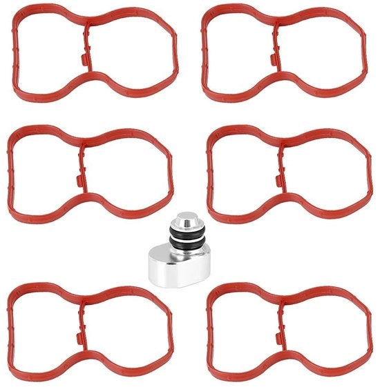 Kit di eliminazione di soffiatura con flusso a spirale per cilindri - Parte di scarico - N57/N57S - E90/E91/E92/E93/F07/F10/F11 - Materiale di alta qualità in gomma
