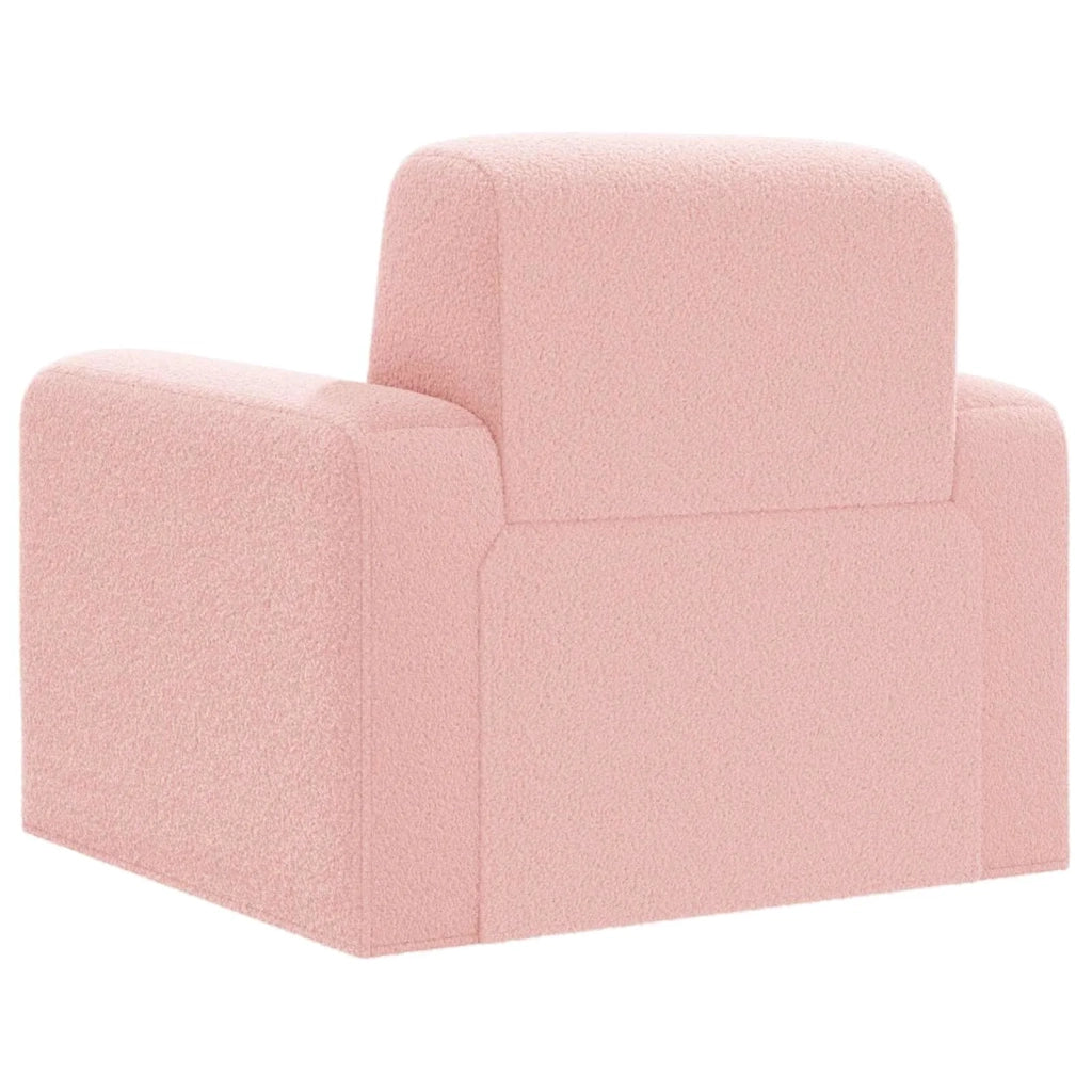 Poltrona Rosa Bouclé 42042450