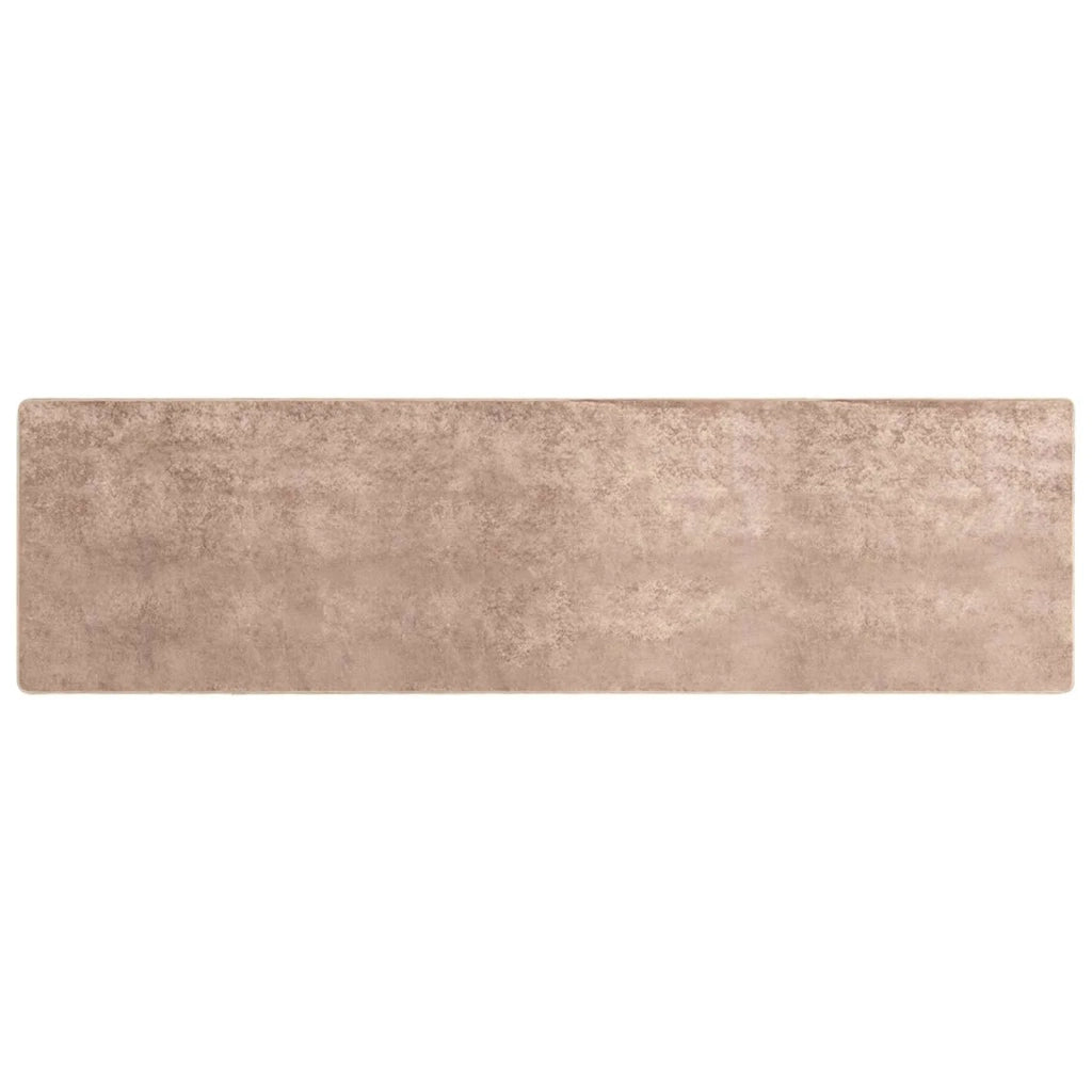 Runner Tappeto MARSA Sabbia 100 x 400 cm Poliestere e PVC 42023124