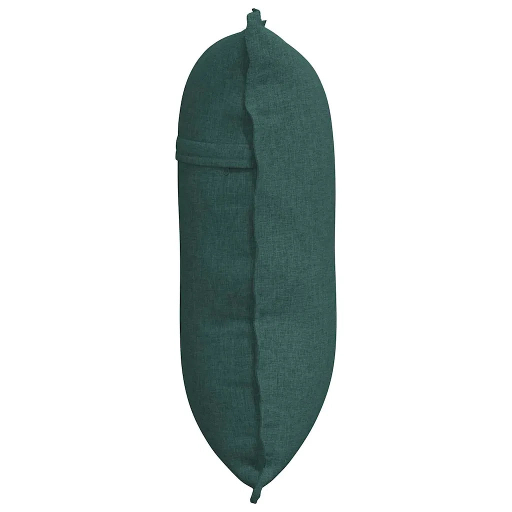 Cuscino per Schiena Verde Scuro 60 x 19 x 50 cm Tessuto 42014663