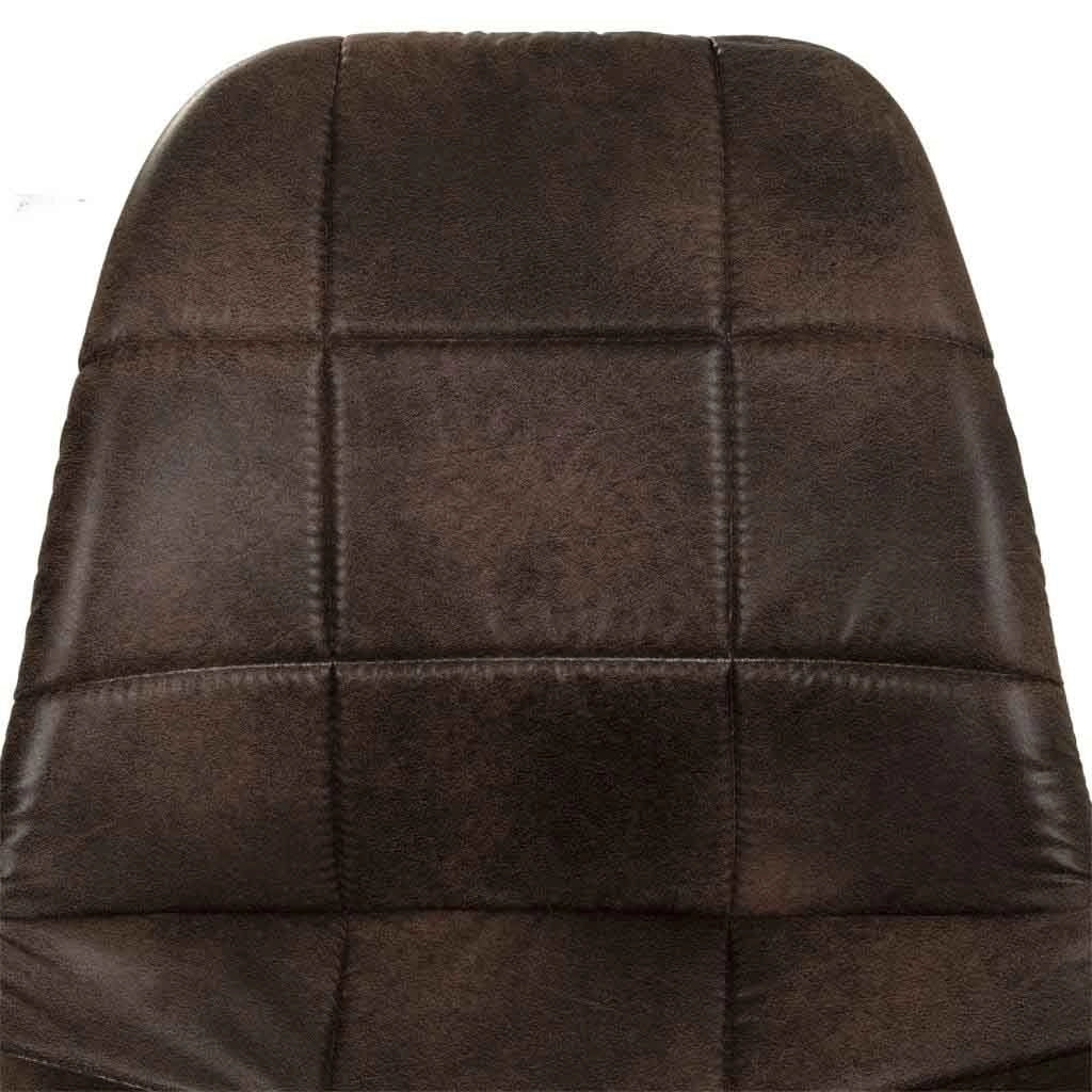 Sedia imbottita marrone 48x44x47/84h