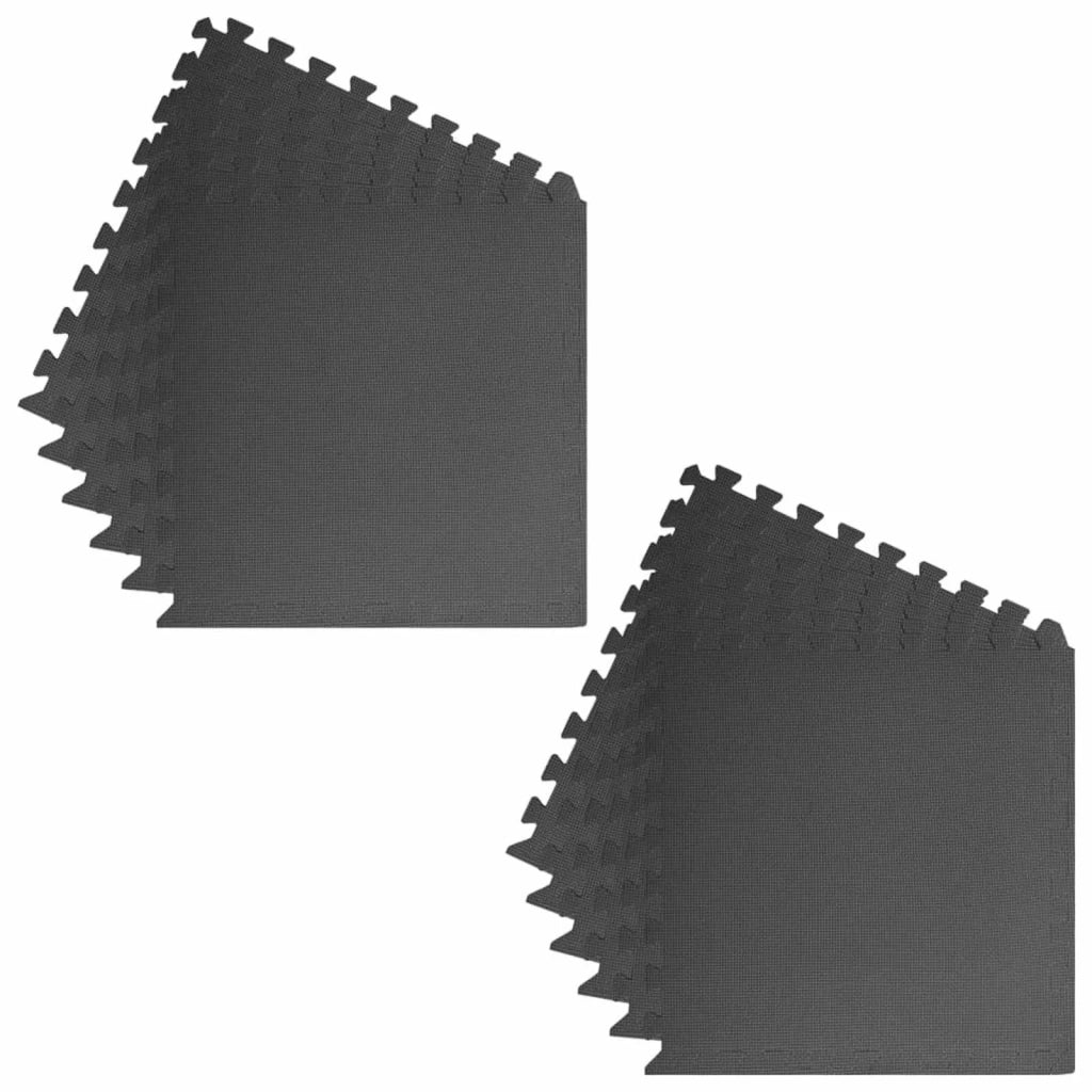 Tappetino per piscina 12 pcs Nero 4,32 ㎡ Schiuma EVA 3433272