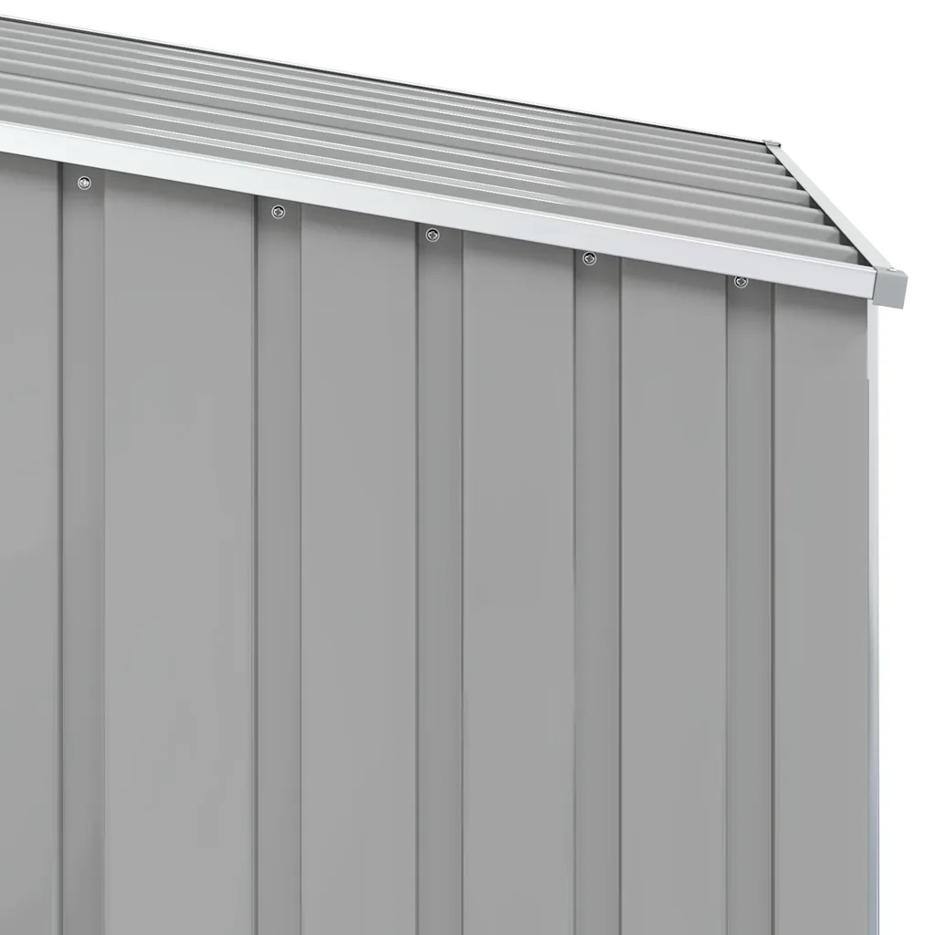 Capanno da Giardino Grigio 87x98x159 cm in Acciaio Zincato  cod mxl 51736