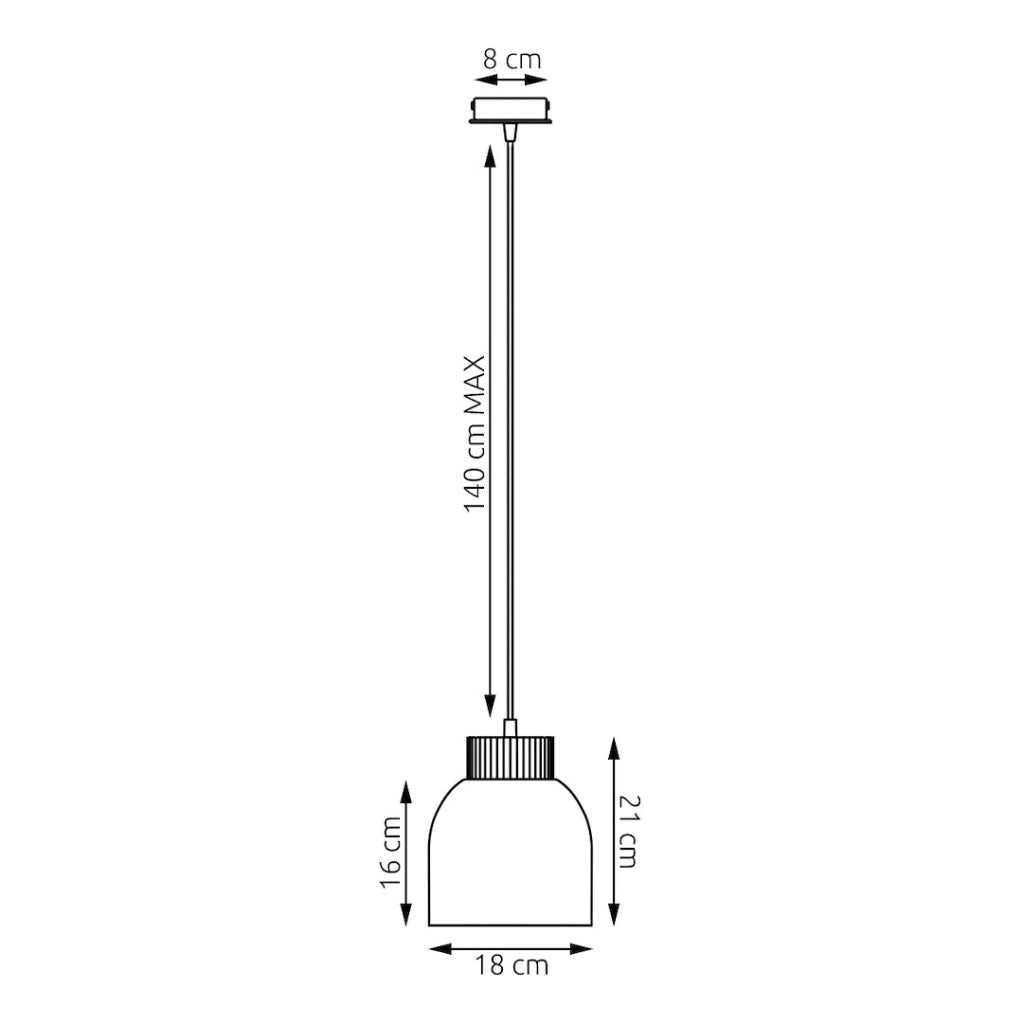 Lampada a sospensione VIGO beige legno 1xE27