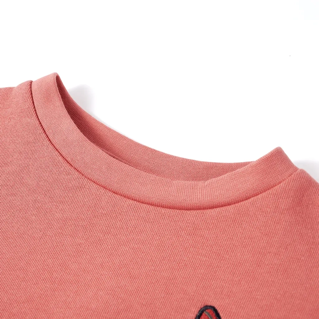 Felpa da Bambina Color Block Rosa 116cod mxl 108656